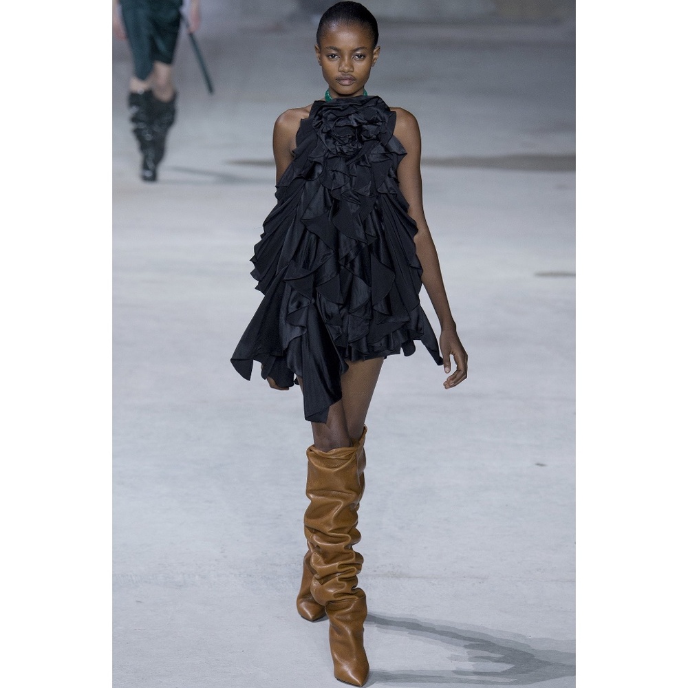 Saint Laurent Fall 2017 Runway Look 22 Dress
